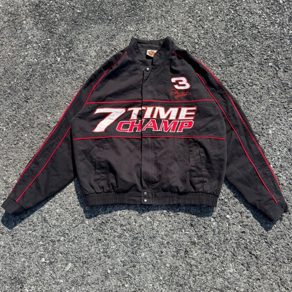 Vintage Dale Earnhardt Winners Circle Racing Jacket XL Intimidator 7 Time Champ